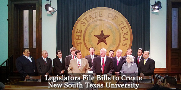 Legislators File Bills to Create New South Texas University