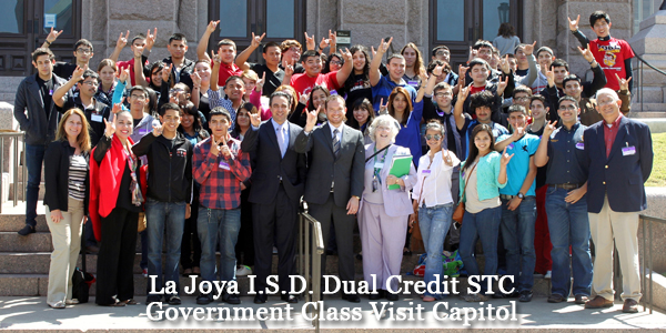 La Joya I.S.D. Dual Credit STC Government Class Visit Capitol